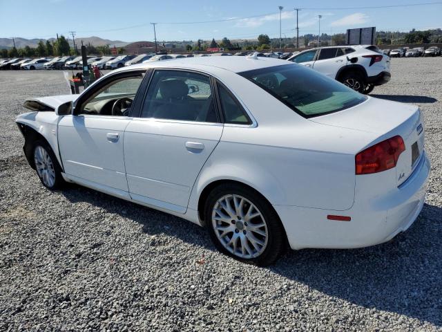 WAUAF78E88A165020 - 2008 AUDI A4 2.0T WHITE photo 2