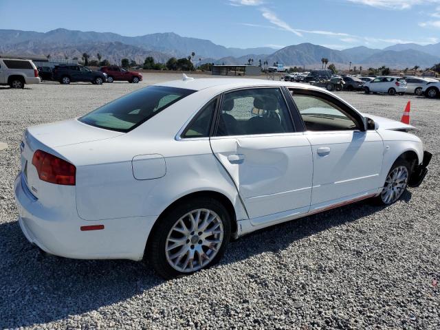 WAUAF78E88A165020 - 2008 AUDI A4 2.0T WHITE photo 3