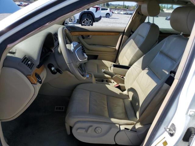 WAUAF78E88A165020 - 2008 AUDI A4 2.0T WHITE photo 7