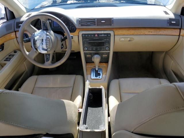WAUAF78E88A165020 - 2008 AUDI A4 2.0T WHITE photo 8