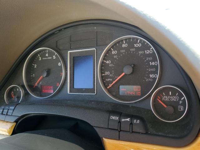 WAUAF78E88A165020 - 2008 AUDI A4 2.0T WHITE photo 9