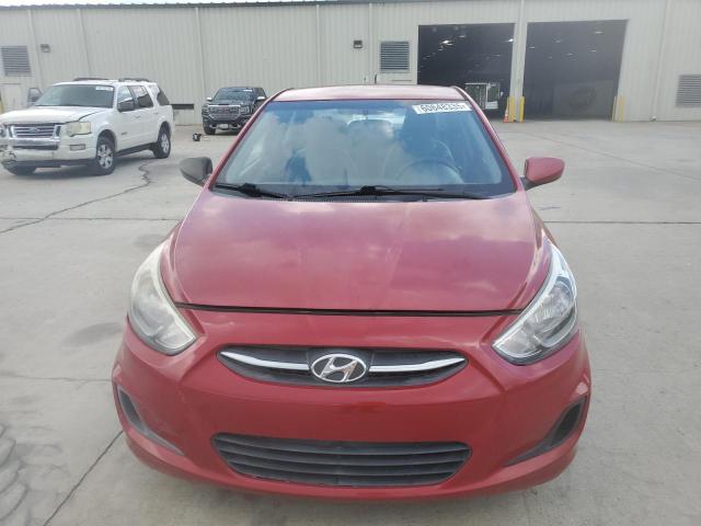 KMHCT4AE9GU965718 - 2016 HYUNDAI ACCENT SE RED photo 5