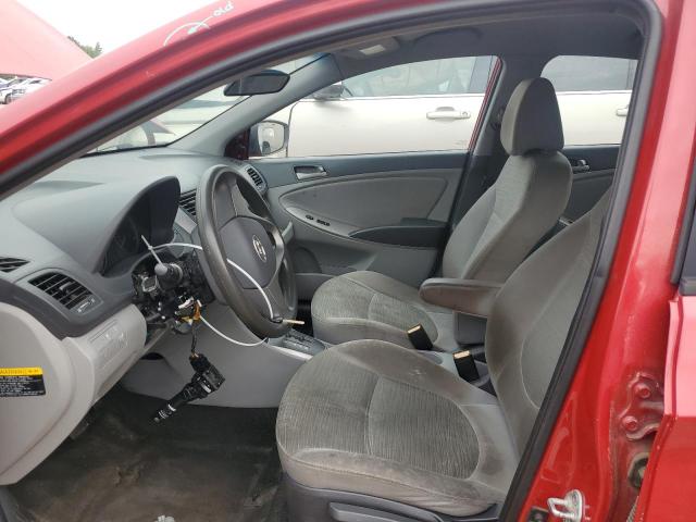 KMHCT4AE9GU965718 - 2016 HYUNDAI ACCENT SE RED photo 7
