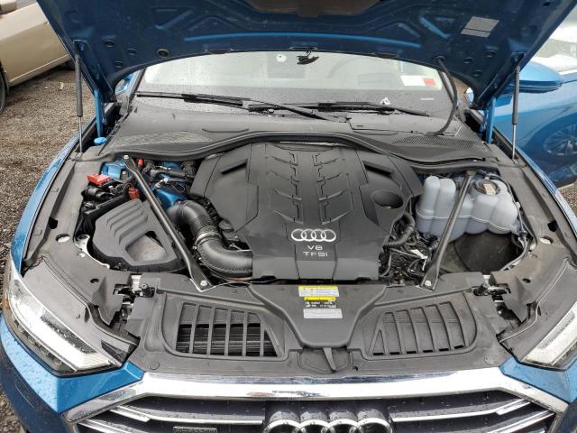 WAU8EAF81MN006869 - 2021 AUDI A8 L BLUE photo 11