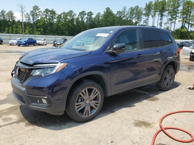 5FNYF8H52MB041642 - 2021 HONDA PASSPORT EXL BLUE photo 1