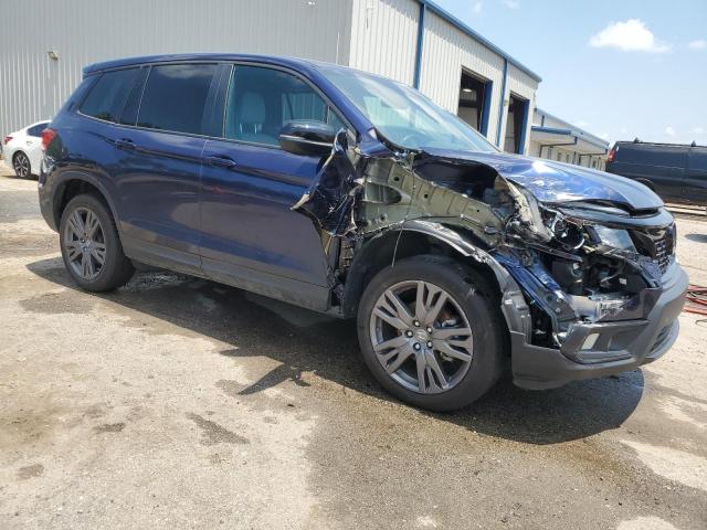 5FNYF8H52MB041642 - 2021 HONDA PASSPORT EXL BLUE photo 4