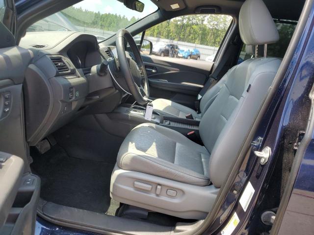 5FNYF8H52MB041642 - 2021 HONDA PASSPORT EXL BLUE photo 7