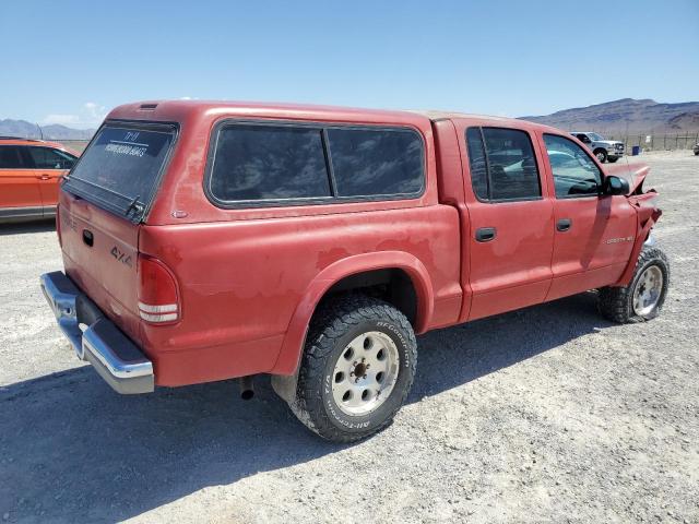 1B7HG2AN61S320871 - 2001 DODGE DAKOTA QUAD RED photo 3