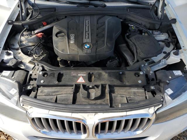 5UXWY3C52F0E96876 - 2015 BMW X3 XDRIVE28D WHITE photo 12