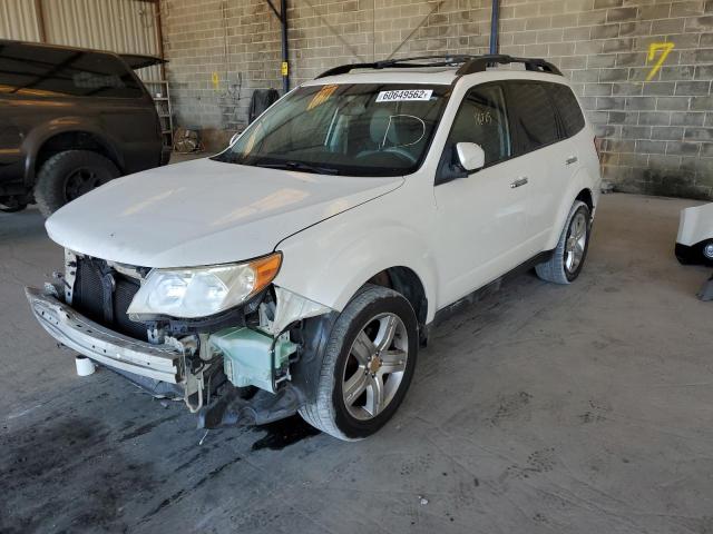 JF2SH64609H704931 - 2009 SUBARU FORESTER 2.5X LIMITED WHITE photo 2