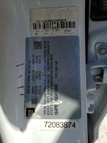 1G4PR5SK5E4174349 - 2014 BUICK VERANO CONVENIENCE WHITE photo 13