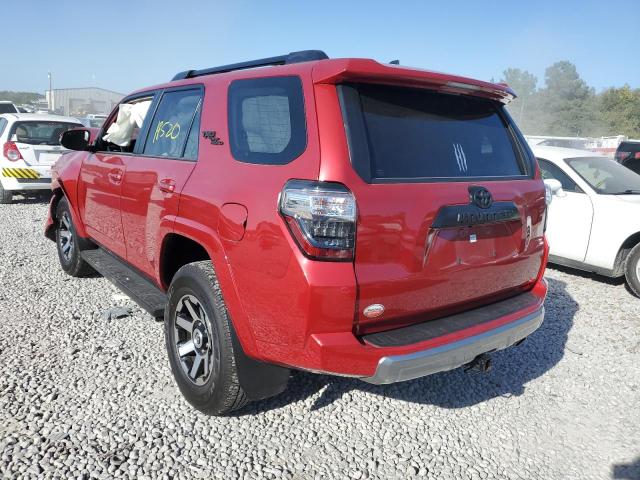 JTERU5JR7M5861413 - 2021 TOYOTA 4RUNNER SR5 PREMIUM RED photo 3