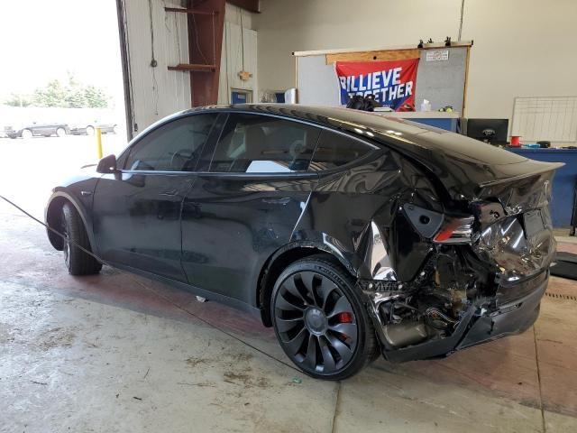 7SAYGDEFXNF508359 - 2022 TESLA MODEL Y BLACK photo 2