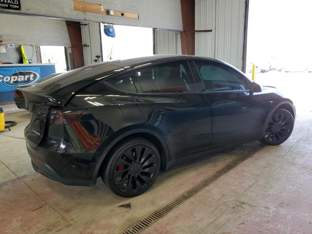 7SAYGDEFXNF508359 - 2022 TESLA MODEL Y BLACK photo 3