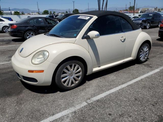 3VWRF31YX8M413383 - 2008 VOLKSWAGEN NEW BEETLE CONVERTIBLE SE BEIGE photo 1