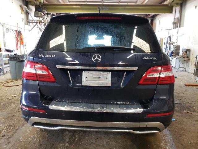 4JGDA5HB2CA057215 - 2012 MERCEDES-BENZ ML 350 4MATIC BLUE photo 6