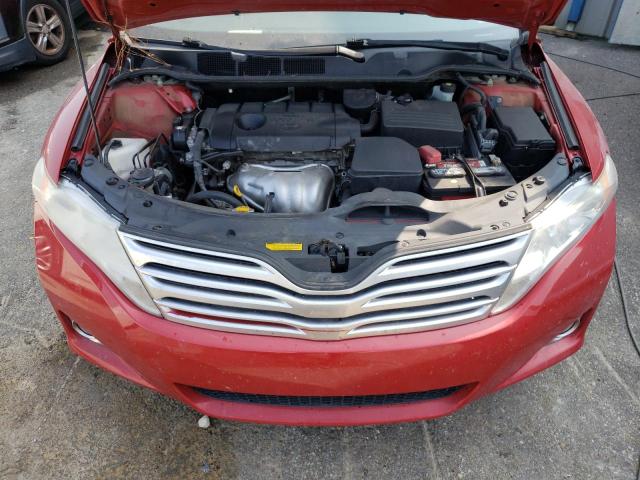 4T3ZA3BB6BU040568 - 2011 TOYOTA VENZA RED photo 12