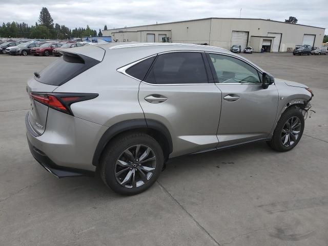 JTJYARBZ3J2090778 - 2018 LEXUS NX 300 BASE Argent photo 3