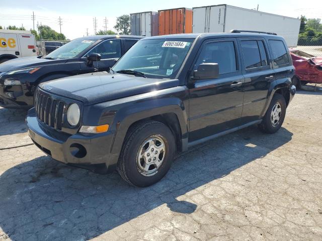 1J8FT28W68D722270 - 2008 JEEP PATRIOT SPORT BLACK photo 1