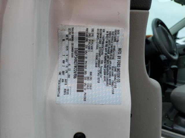 1FAFP34N27W226986 - 2007 FORD FOCUS ZX4 WHITE photo 12