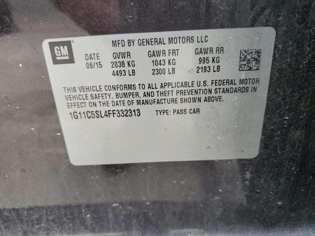 1G11C5SL4FF332313 - 2015 CHEVROLET MALIBU 1LT PURPLE photo 12