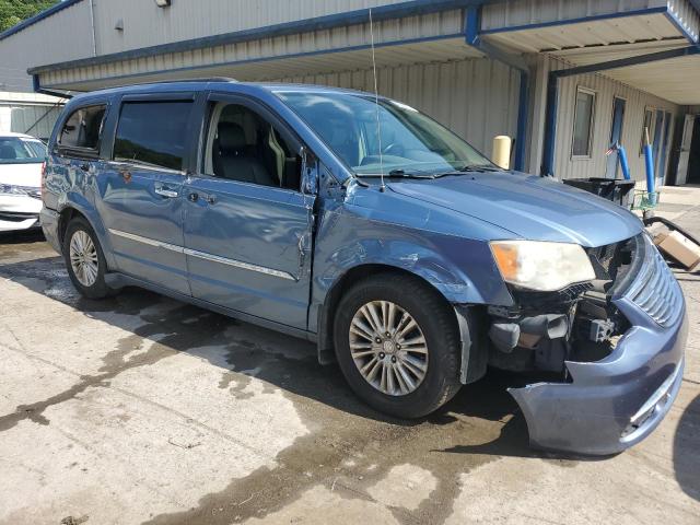 2C4RC1CG7CR116934 - 2012 CHRYSLER TOWN & COU TOURING L BLUE photo 4