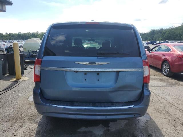 2C4RC1CG7CR116934 - 2012 CHRYSLER TOWN & COU TOURING L BLUE photo 6