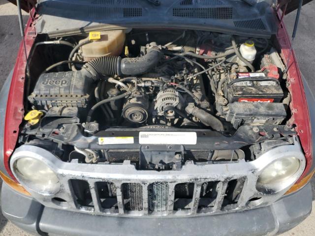 1J4GL48K67W505948 - 2007 JEEP LIBERTY SPORT RED photo 12
