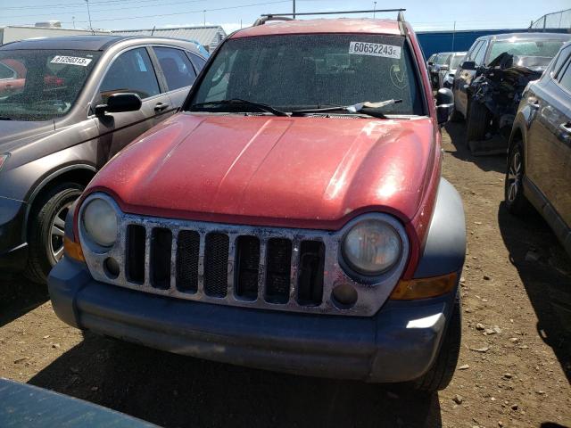 1J4GL48K67W505948 - 2007 JEEP LIBERTY SPORT RED photo 5