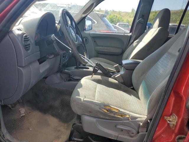 1J4GL48K67W505948 - 2007 JEEP LIBERTY SPORT RED photo 7