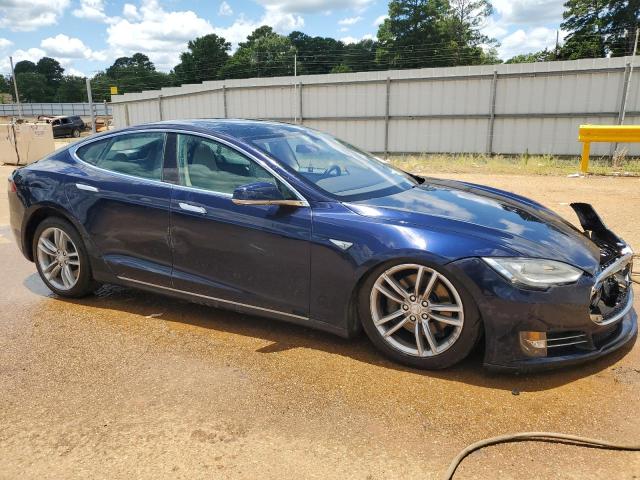 5YJSA1CN5DFP06102 - 2013 TESLA MODEL S 蓝色 照片 4