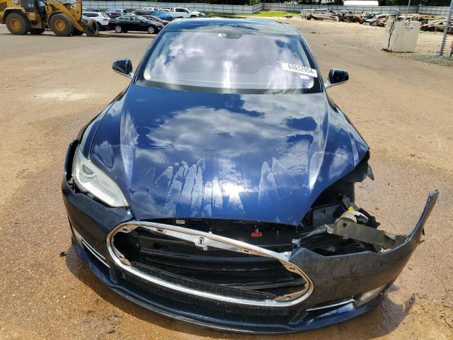 5YJSA1CN5DFP06102 - 2013 TESLA MODEL S 蓝色 照片 5