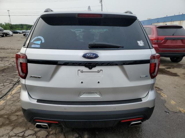 1FM5K8GT3HGA27433 - 2017 FORD EXPLORER SPORT SILVER photo 6