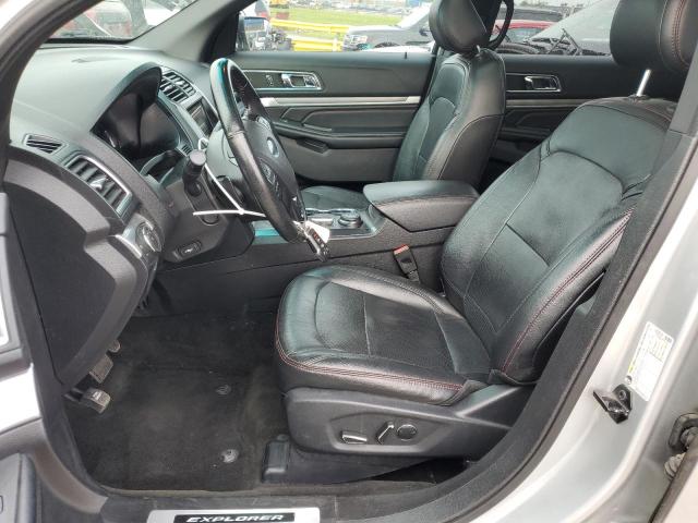 1FM5K8GT3HGA27433 - 2017 FORD EXPLORER SPORT SILVER photo 7