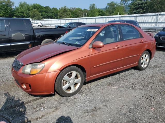 KNAFE122285018995 - 2008 KIA SPECTRA EX ORANGE photo 1