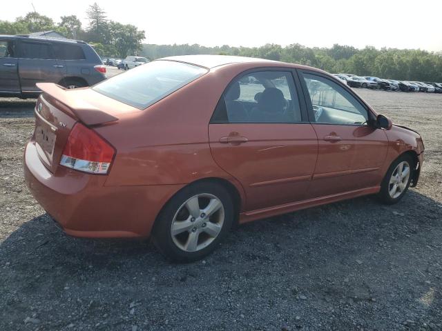 KNAFE122285018995 - 2008 KIA SPECTRA EX ORANGE photo 3