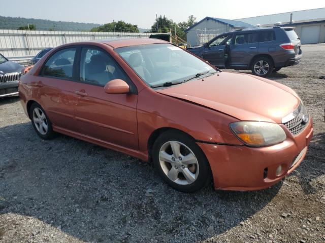 KNAFE122285018995 - 2008 KIA SPECTRA EX ORANGE photo 4