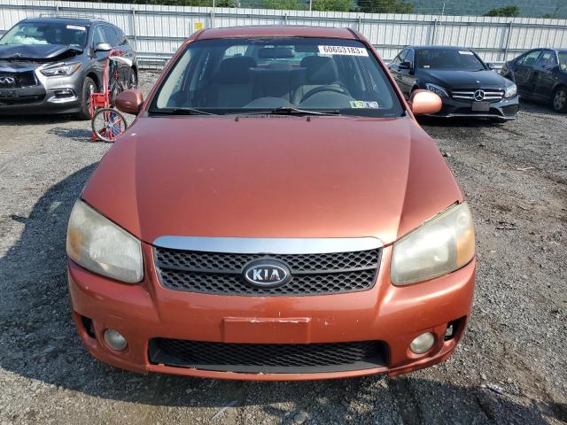 KNAFE122285018995 - 2008 KIA SPECTRA EX ORANGE photo 5