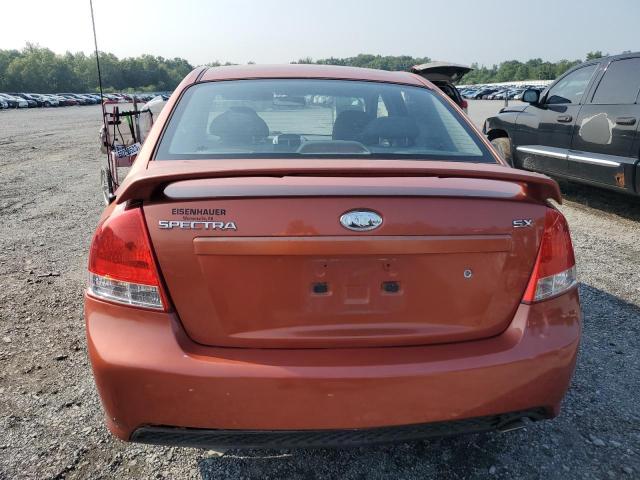 KNAFE122285018995 - 2008 KIA SPECTRA EX ORANGE photo 6