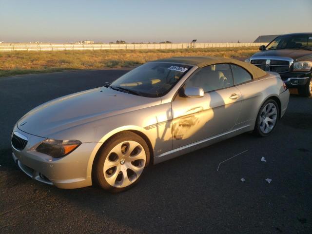 WBAEK73494B322764 - 2004 BMW 645 CI AUTOMATIC Күміс фото 1