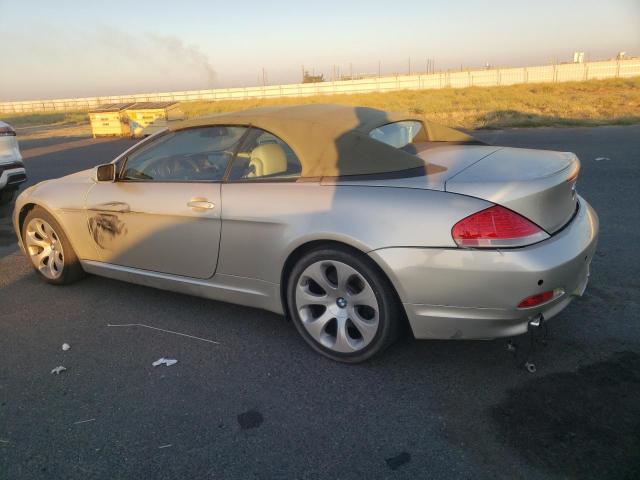 WBAEK73494B322764 - 2004 BMW 645 CI AUTOMATIC Күміс фото 2