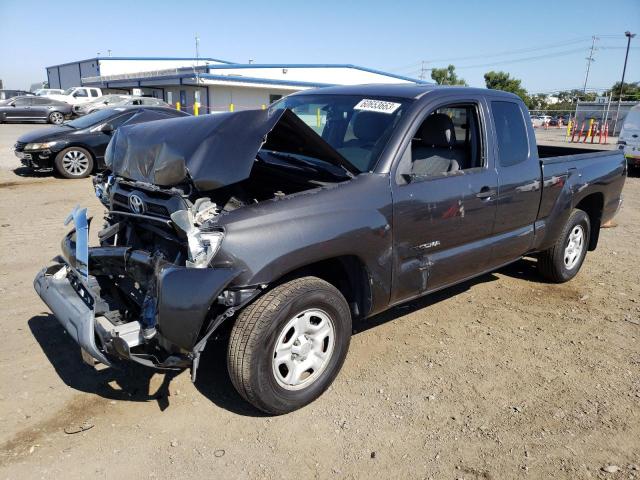 5TFTX4CN1CX017229 - 2012 TOYOTA TACOMA ACCESS CAB GRAY photo 1