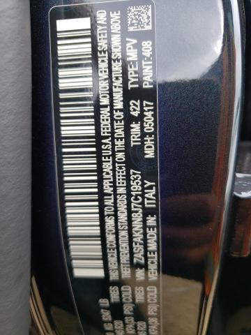 ZASFAKNN8J7C19537 - 2018 ALFA ROMEO STELVIO TI SPORT BLACK photo 12