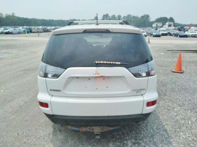 JA4JT5AX7CU000931 - 2012 MITSUBISHI OUTLANDER GT WHITE photo 6