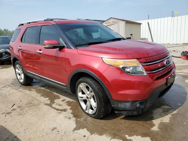 1FMHK8F82BGA41907 - 2011 FORD EXPLORER LIMITED წითელი ფოტო 4