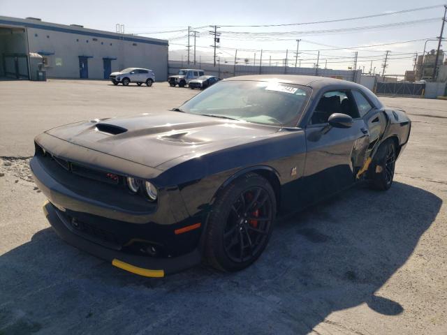 2C3CDZFJ6NH241929 - 2022 DODGE CHALLENGER R/T SCAT PACK BLACK photo 1