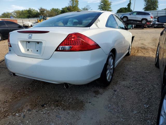 1HGCM82697A004457 - 2007 HONDA ACCORD EX WHITE photo 4