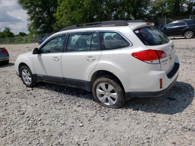 4S4BRCACXC3272885 - 2012 SUBARU OUTBACK 2.5I WHITE photo 2