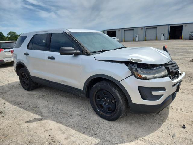 1FM5K8ARXGGC61192 - 2016 FORD EXPLORER POLICE INTERCEPTOR 银色 照片 4