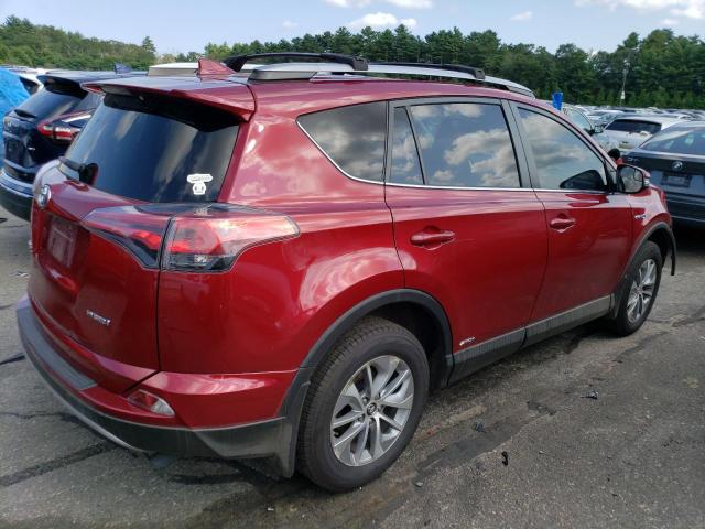 JTMRJREV5JD215719 - 2018 TOYOTA RAV4 HV LE RED photo 3